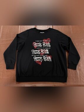 Cheap Trick Band Crewneck Sweatshirt - Size 2 / XL